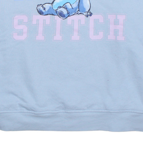 Womens UK Size 2XL Disney Blue Pullover Sweatshirt