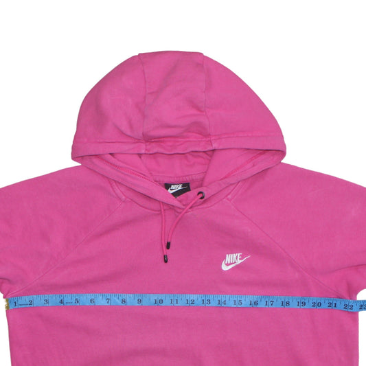 Womens UK Size L Nike Pink Pullover Hoodie