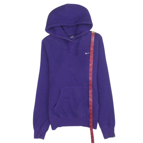 Womens UK Size M Nike Purple Pullover Hoodie