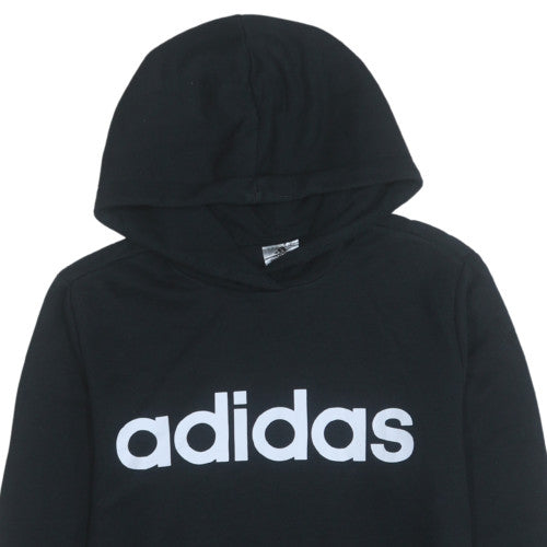 Womens UK Size L adidas Black Pullover Hoodie