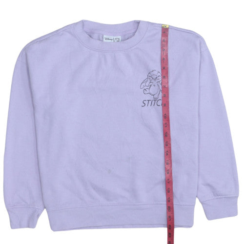 Womens UK Size S Disney Purple Pullover Sweatshirt