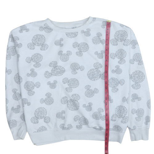 Womens UK Size XL Disney White Pullover Sweatshirt