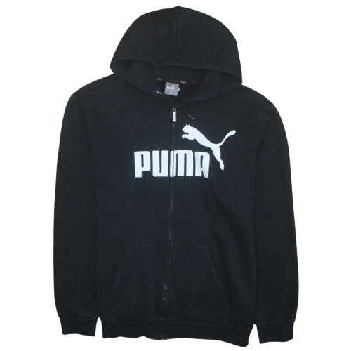 Mens UK Size XL Puma Black Full Zip Hoodie