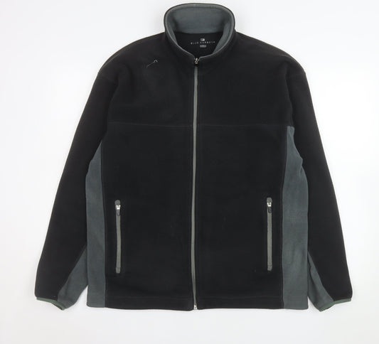Marks and Spencer Men’s Black Fleece Full Zip Jacket Size S