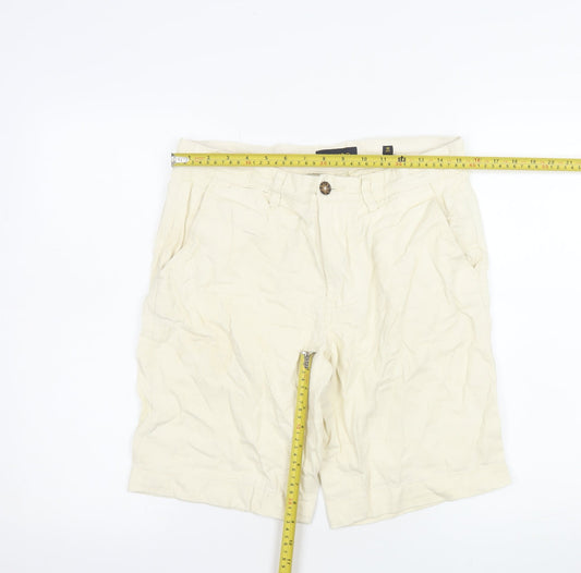 Mens UK Size S Piombo Regular Fit Chino Shorts