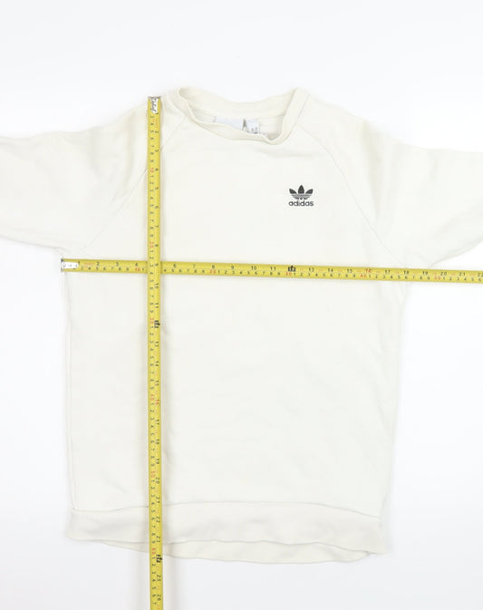 Mens UK Size XS adidas Ivory Pullover Sweatshirt