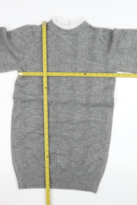 Womens UK Size 6 ASOS DESIGN Grey Pullover Jumper