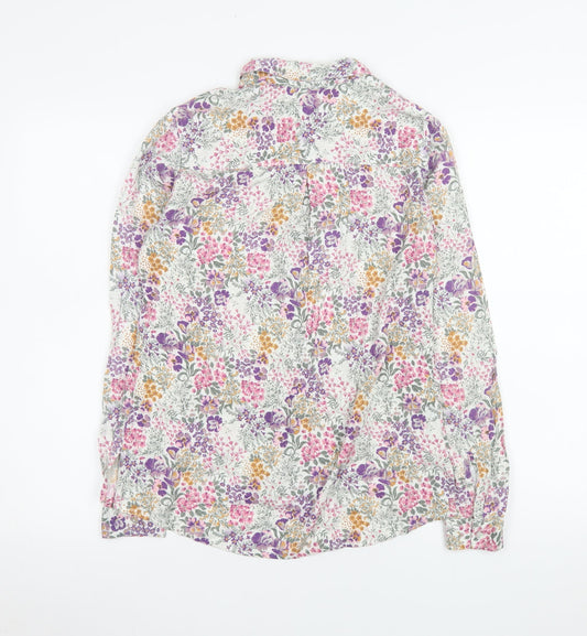 Laura Ashley Women’s Multicoloured Floral Viscose Blouse UK 8