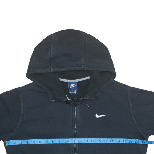 Mens UK Size M Nike Black Full Zip Hoodie