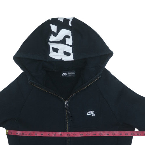 Mens UK Size M Nike Black Full Zip Hoodie