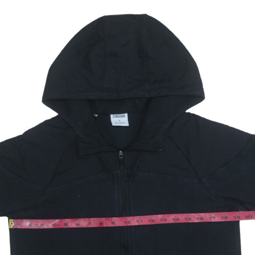 Mens UK Size S Gymshark Black Full Zip Hoodie