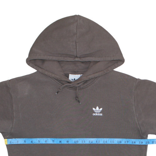Mens UK Size XS Adidas Brown Pullover Hoodie