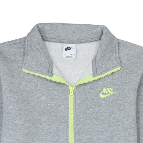 Mens UK Size XS Nike Grey 1/4 Zip Sweatshirt