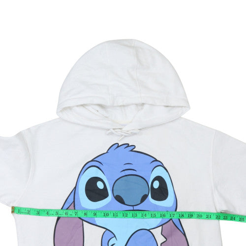 Womens UK Size 12/14 Disney White Pullover Hoodie