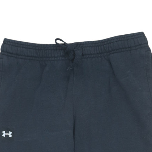 Additional view of Under Armour boys’ black jogger sweatpants, size 158, elastic waist casual