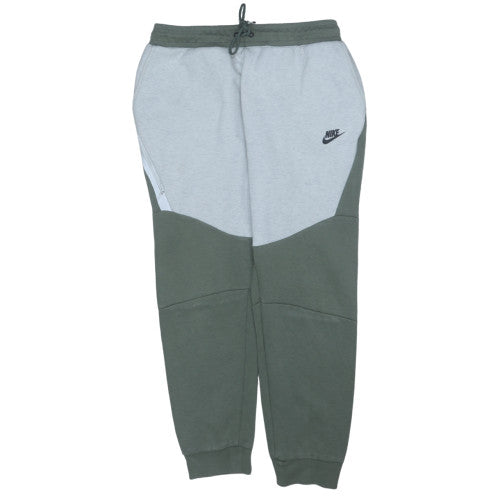 Nike Womens 2XL Grey Green Jogger Sweatpants with Logo