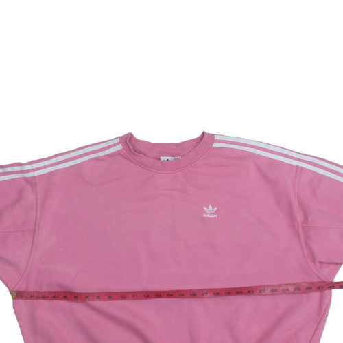 Womens UK Size 10 Adidas Pink Pullover Sweatshirt