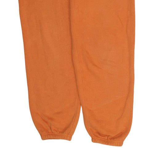 Additional view of Ellesse women’s orange fleece sweatpants, size UK 10, regular fit