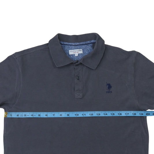 U.S. Polo Assn. Men's Blue L Cotton Polo Shirt Classic Fit