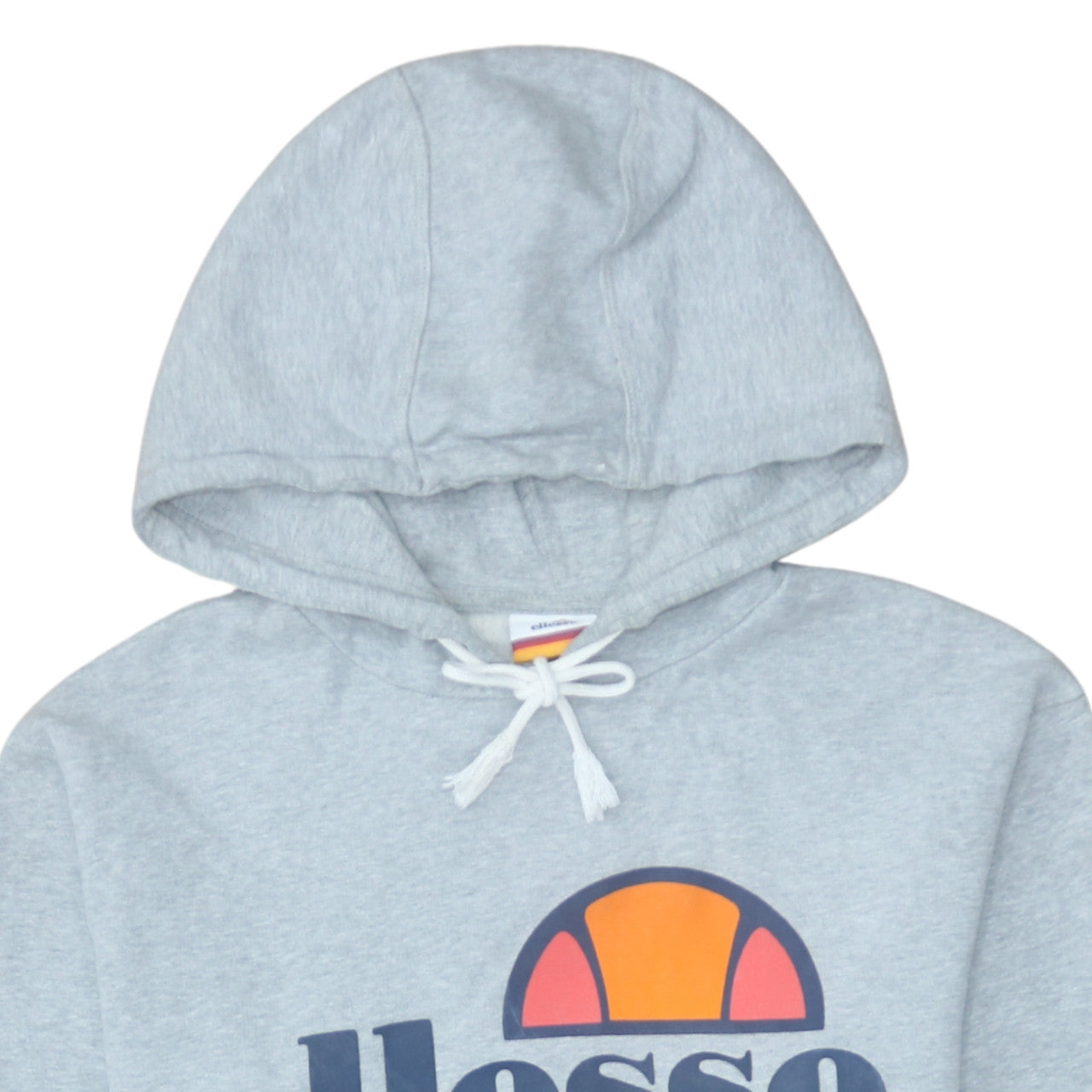 Mens UK Size M Ellesse Grey Pullover Hoodie
