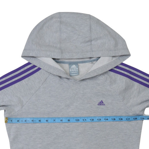 Womens UK Size 14 Adidas Grey Pullover Hoodie
