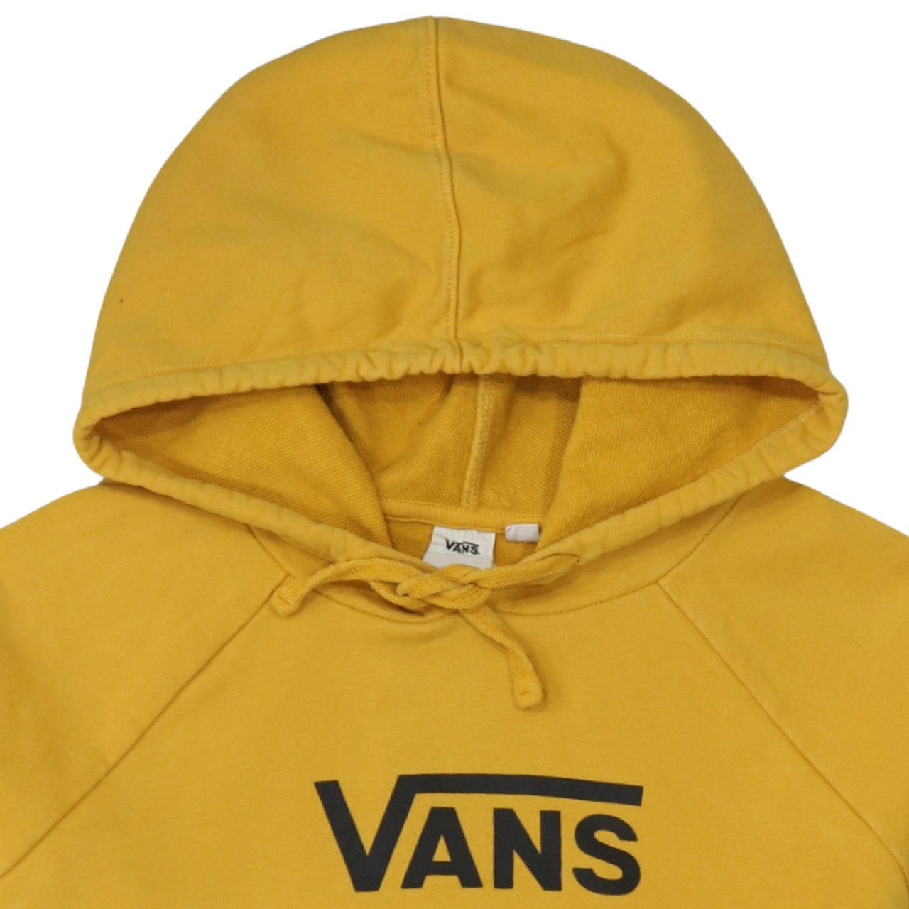 Womens UK Size M Vans Yellow Pullover Hoodie