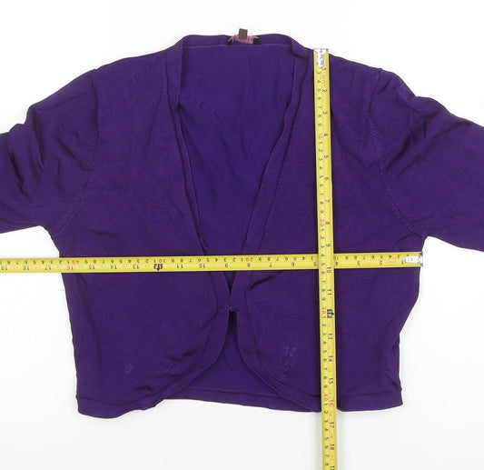 Womens UK Size 12 Phase Eight Purple Cardigan Jumper