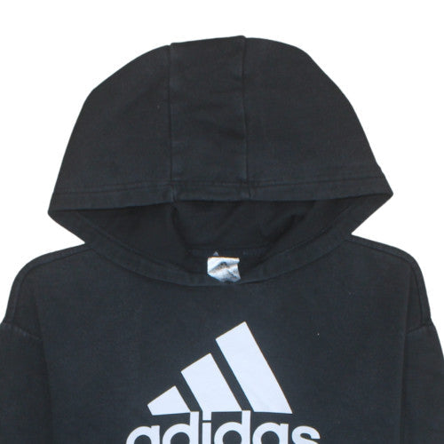 Womens UK Size S Adidas Black Pullover Hoodie