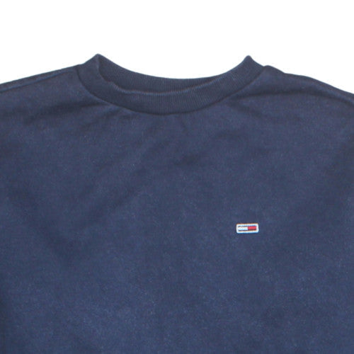 Mens UK Size XS Tommy Jeans Blue Pullover Sweatshirt