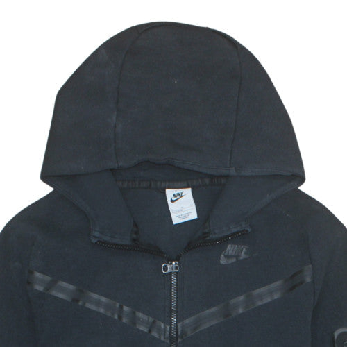 Additional view of Nike boys’ black full zip hoodie xl 158-170cm fleece lined sportswear