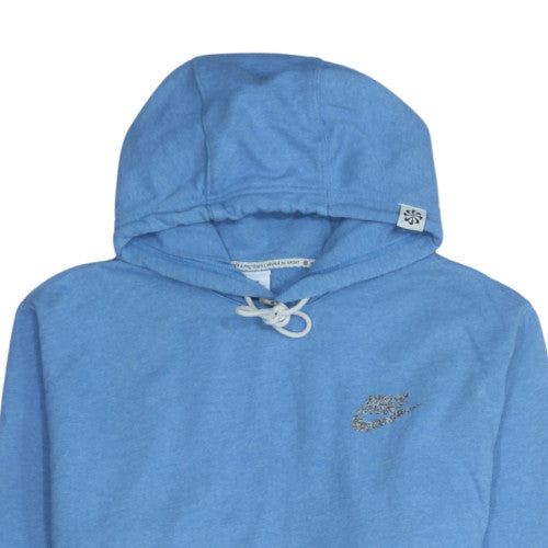 Mens UK Size L Nike Blue Pullover Hoodie