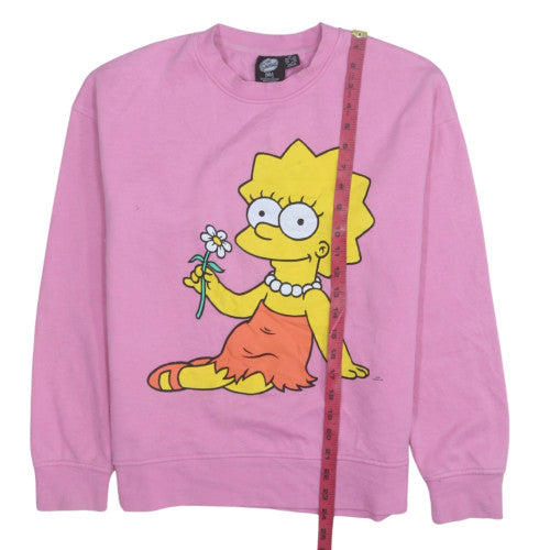 Womens UK Size XS Primark Pink Pullover Sweatshirt