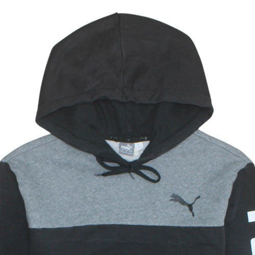 Mens UK Size L Puma Black Pullover Hoodie