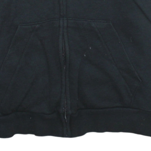Womens UK Size L Adidas Black Full Zip Hoodie