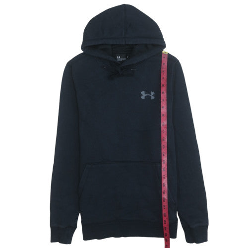 Mens UK Size M Under Armour Black Pullover Hoodie