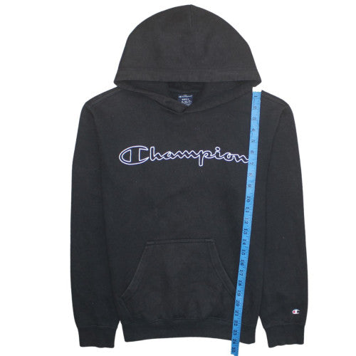 Mens UK Size S Champion Black Pullover Hoodie