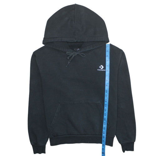 Womens UK Size S Converse Black Pullover Hoodie