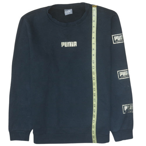 Mens UK Size S Puma Black Pullover Sweatshirt