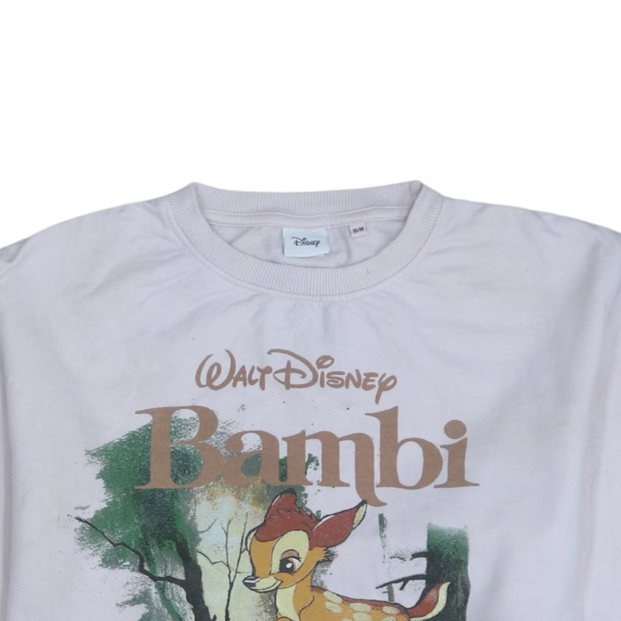 Womens UK Size 10 Disney Beige Pullover Sweatshirt