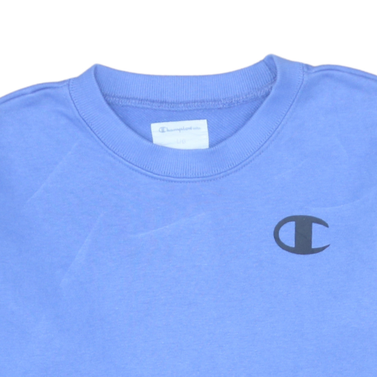 Womens UK Size L Champion Blue Pullover Sweatshirt