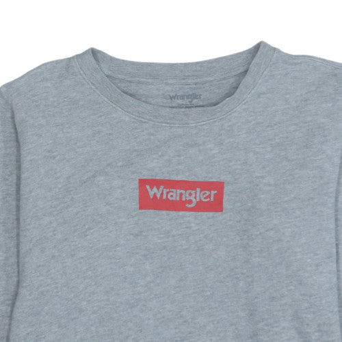 Mens UK Size M Wrangler Grey Pullover Sweatshirt
