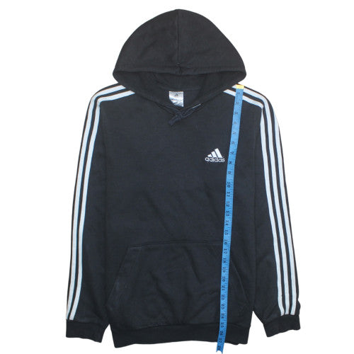 Mens UK Size M Adidas Black Pullover Hoodie