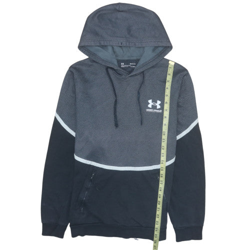 Mens UK Size M Under Armour Grey Pullover Hoodie