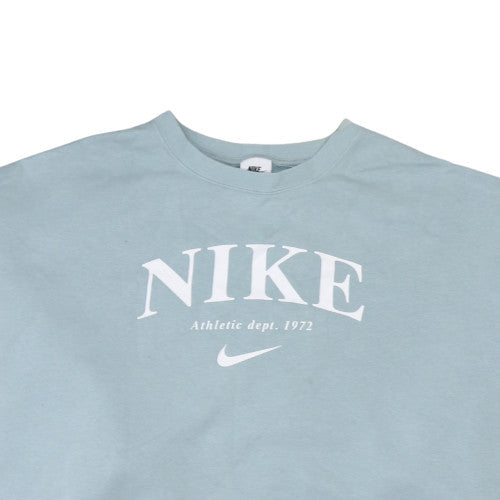Mens UK Size M Nike Blue Pullover Sweatshirt