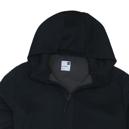 Mens UK Size XL Under Armour Black Full Zip Hoodie