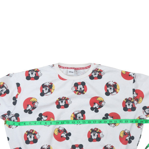 Womens UK Size L Disney White Pullover Sweatshirt
