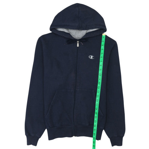 Mens UK Size S Champion Blue Full Zip Hoodie