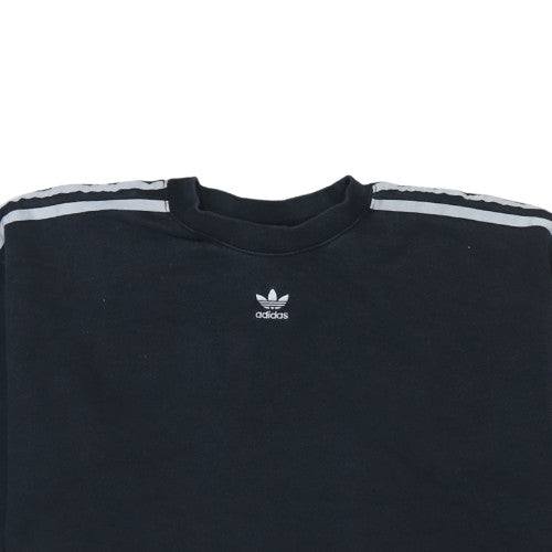 Womens UK Size 4 Adidas Black Pullover Sweatshirt