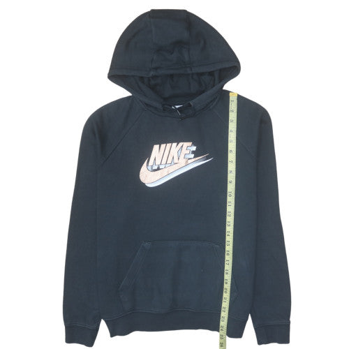 Womens UK Size M Nike Black Pullover Hoodie