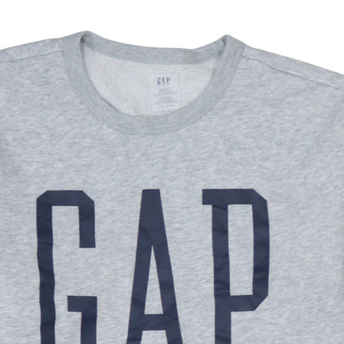 Mens UK Size L GAP Grey Pullover Sweatshirt